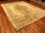Full View Of Large Vintage Turkish Oushak Carpet 50712 from Nazmiyal Antique Rugs in NYC