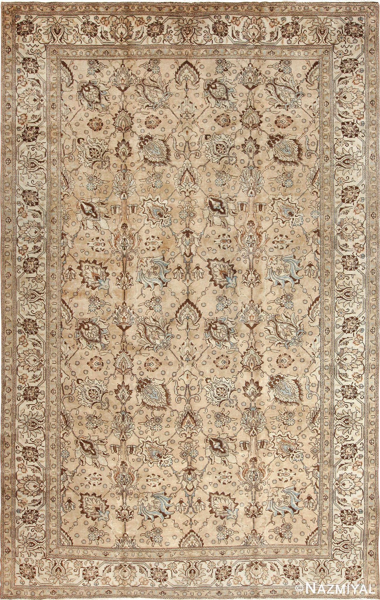 Vintage Tabriz Persian Rug 70282 from Nazmiyal NYC
