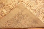 Weave Of Large Vintage Turkish Oushak Carpet 50712 from Nazmiyal Antique Rugs in NYC