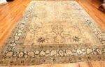 Whole View Of Antique Persian Khorassan Carpet 48224 by Nazmiyal NYC
