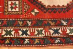 Border Of Antique Caucasian Kazak Rug 70168 by Nazmiyal NYC