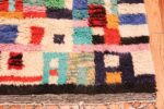 Border Of Vintage Swedish Rya-Shag Rug 70286 by Nazmiyal NYC