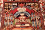 Details-Antique Kashan Persian Rug 45067 by Nazmiyal NYC