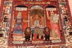 Full Vew Of Antique Kashan Persian Rug 45067 by Nazmiyal NYC