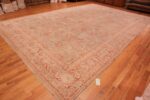 Large Antique Persian Kerman Rug Full View Nazmiyal