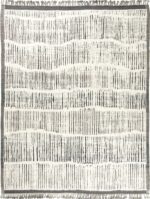 Neutral Tones Modern Boho Chic Room Size Area Rug #142704450 by Nazmiyal Antique Rugs