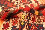 Pile Of Tribal Antique Caucasian Shahsavan Bag 70283 by Nazmiyal NYC