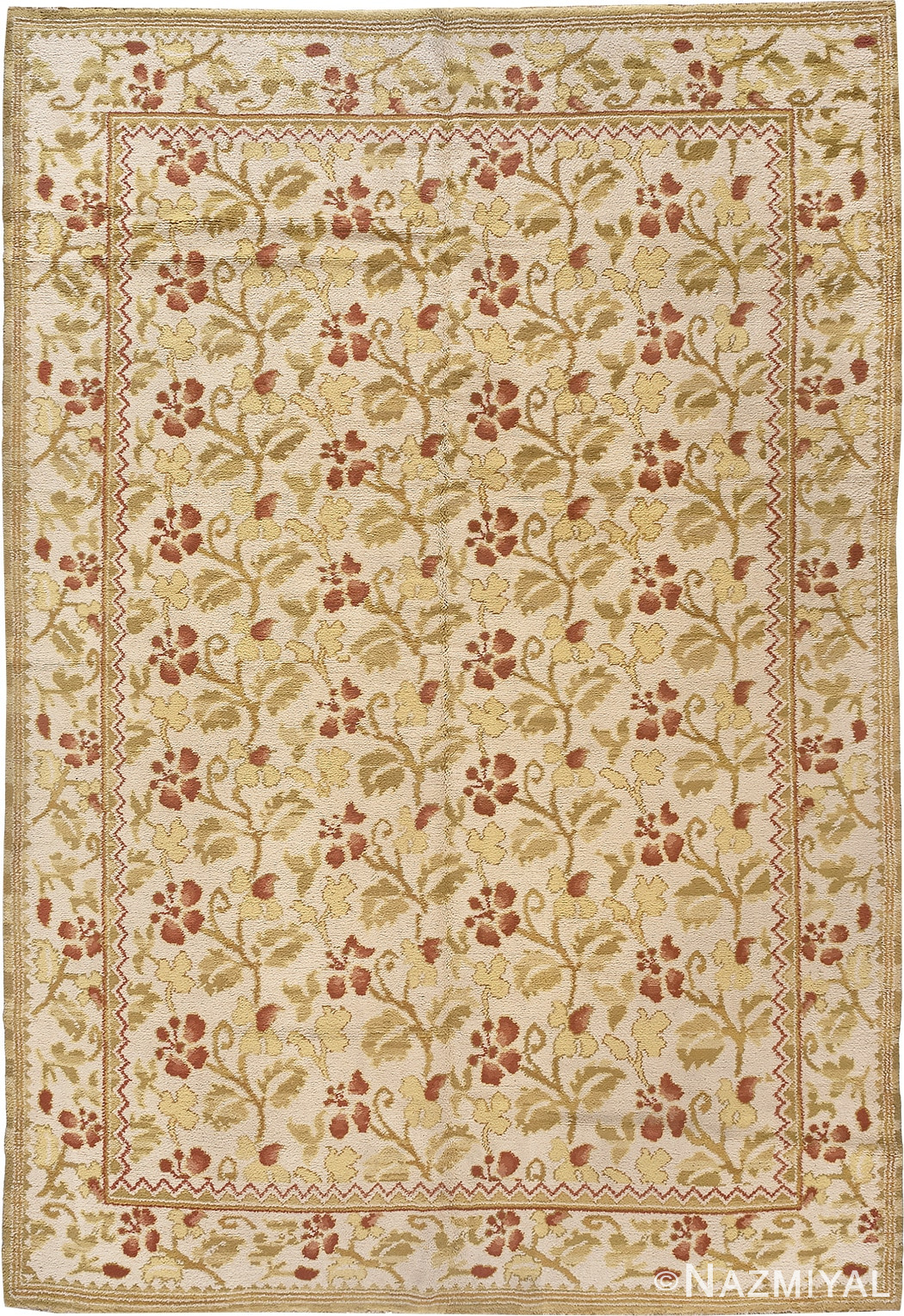 Vintage Spanish Pile Rug 90019 by Nazmiyal Antique Rugs