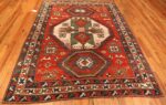 Whole View Of Antique Caucasian Kazak Rug 70168 by Nazmiyal NYC