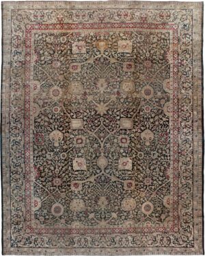 Antique Indian Agra Rug Nazmiyal