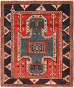 Vintage Tribal Kazak Caucasian Rug 70302 by Nazmiyal NYC