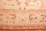 Border Of Antique Turkish Oushak Rug 49691 by Nazmiyal NYC