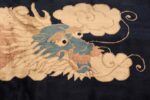 Close Up Antique Chinese Dragon Rug 70326 by Nazmiyal NYC