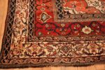 Corner Of Antique Persian Bakhtiari Rug 70321 by Nazmiyal NYC