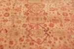 Details Antique Oushak Turkish Rug 70317 by Nazmiyal NYC