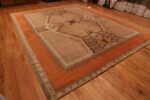 Full View Of Antique Art Deco French Rug 70187 by Nazmiyal NYC
