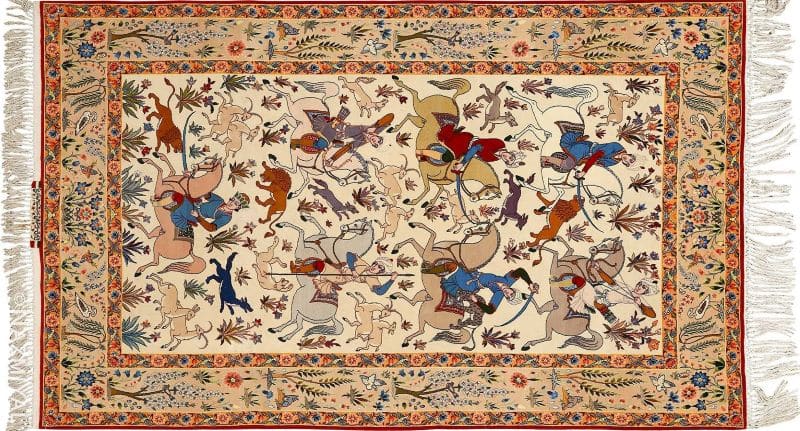 Hunting Scene Rug Hunting Scene Rug Nazmiyal