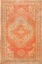 Large Antique Turkish Oushak Rug 90041 by Nazmiyal NYC