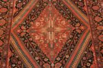 Medallion Antique Persian Mohtasham Kashan Rug 70307 by Nazmiyal NYC