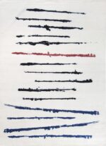 Colorful Linear Design Modern Expressionist 9 x 12 Size Rug #152702133 by Nazmiyal Antique Rugs