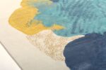 Thickness Of Modern Expressionist Collection Rug 152810167 by Nazmiyal NYC