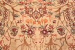 Tries On Antique Persian Kerman Rug 46402 by Nazmiyal NYC