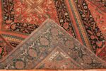 Weave Of Antique Persian Mohtasham Kashan Rug 70307 by Nazmiyal NYC