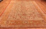 Whole View Of Antique Oushak Turkish Rug 70317 by Nazmiyal NYC