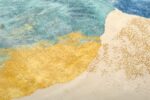 Yellow Of Modern Expressionist Collection Rug 152810167 by Nazmiyal NYC