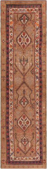Antique Serab Persian Runner 44402 by Nazmiyal NYC