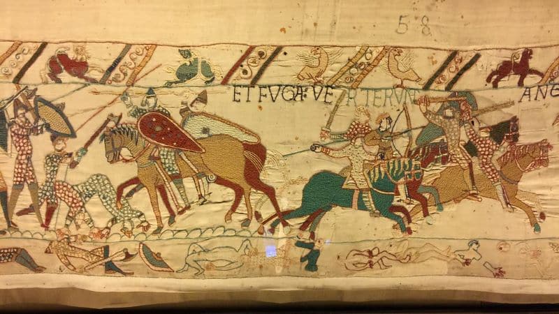 Bayeux Tapestry Et Fuga Verterunt Angli Bayeux Tapestry Et Fuga Verterunt Angli Nazmiyal
