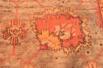 Close Up Large Antique Turkish Oushak Rug 49596 by Nazmiyal NYC