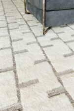 Close Up Of Modern Boho Chic Rug 142814867 by Nazmiyal NYC