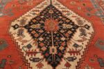 Medallion Of Antique Persian Bakshaish Rug 70318 by Nazmiyal NYC