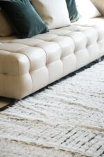 Interior White Design Modern Boho Chic Rug 142742897 by Nazmiyal NYC