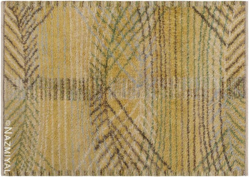 Vintage Swedish Rya Rug Marta Maas Fjetterstrom Vintage Swedish Rya Rug Marta Maas Fjetterstrom Nazmiyal