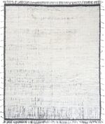 Black and White Boho Chic Room Size Modern Rug #142743614 by Nazmiyal Antique Rugs