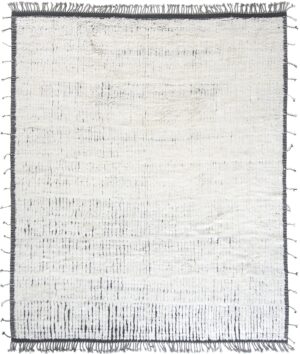 Black and White Boho Chic Room Size Modern Rug #142743614 by Nazmiyal Antique Rugs