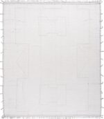 Geometric Tribal Design Modern Boho Chic White Area Rug #142792840 by Nazmiyal Antique Rugs