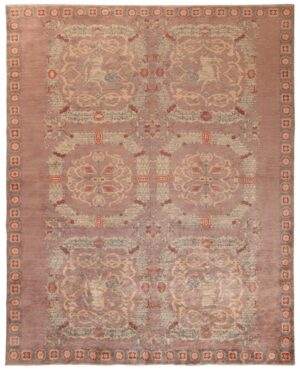 Vintage Spanish Animal Design Rug 50522 by Nazmiyal NYC