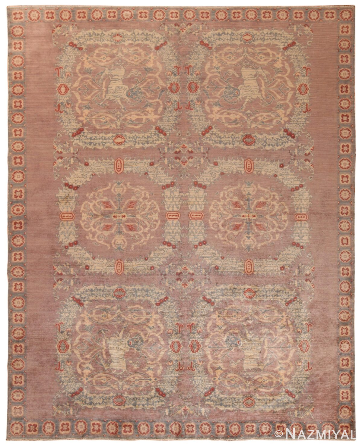 Vintage Spanish Animal Design Rug 50522 by Nazmiyal NYC