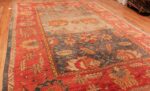 Whole View Of Large Antique Turkish Oushak Rug 49596 by Nazmiyal NYC