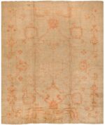 Antique Turkish Oushak Rug 70387 by Nazmiyal NYC