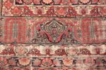 Border Of Shabby Chic Antique Perisan Kerman Rug 70381 by Nazmiyal NYC