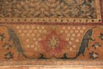 Border Of 17th Century Persian Isfahan Rug 49141 by Nazmiyal NYC
