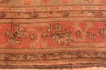 Border Of Oversized Antique Turkish Oushak Rug 50199 Nazmiyal NYC