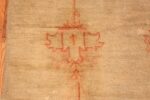 Close Up Antique Turkish Oushak Rug 70387 by Nazmiyal NYC