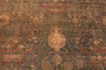 Close Up 17th Century Persian Isfahan Rug 49141 by Nazmiyal NYC