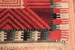 Corner Of Vintage Scandinavian Marta Mass Rug 70365 by Nazmiyal NYC