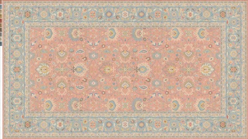 Custom Sultanabad Rug Pink Custom Sultanabad Rug Pink Nazmiyal